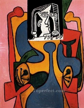 Femme dans un fauteuil 1938 Cubism Oil Paintings